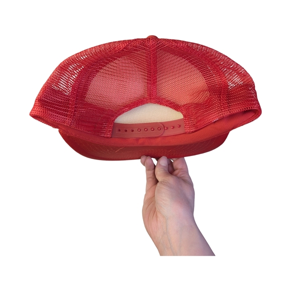 Vintage 80s/90s Foam Front Mesh Back Trucker Hat, Reliance Tractor Vernon BC - Picture 3 of 4